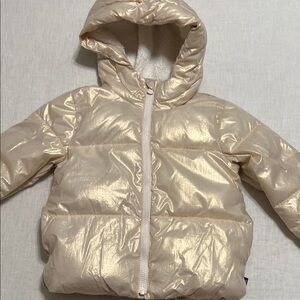 GAP Kids Cream Puffer Jacket